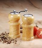Search : Caramel Marble 4 1/2" High Salt & Peppermill Set