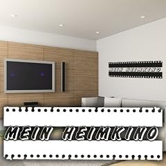 Wandkings Wandtattoo "Mein Heimkino" 170 x 58 cm pastellorange - erh�ltlich in 33 Farben