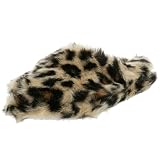 Ragg Kids' Leopard Plush Clog Slipper