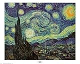 IMAGE OF The Starry Night, c.1889 HIGH QUALITY MUSEUM WRAP CANVAS Print Vincent Van Gogh 34x27