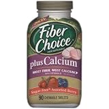 Fiber Choice Plus Calcium Sugar Free Chewable Tablets With Assorted Berry - 90 Ea