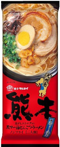 マルタイ 熊本黒マー油とんこつラーメン 186g×15袋