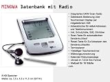 Datenbank mit Radio in weiß