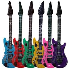 12 x Luftgitarre Luft Gitarre Luftgitarren Aufblasbare
