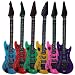 12 x Luftgitarre Luft Gitarre Luftgitarren Aufblasbare