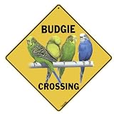 Budgie Crossing Sign