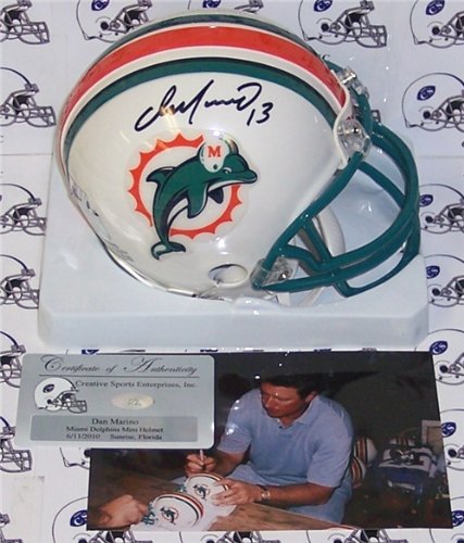Dan Marino Autographed/Hand Signed Miami Dolphins Mini Helmet