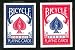 Bicycle Rider Back Poker Playing Cards - 2 Decks, 1 Red & 1 Blue
