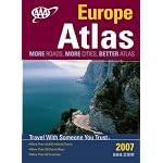 AAA 2007 Europe Road Atlas: More Roads, More Cities, Better Atlas (Aaa Europe Road Atlas) book cover