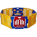 ProSource Baby Kids Playpen 8 Panel Play Center Safety Yard Pen