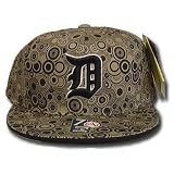 MLB DETROIT TIGERS FLAT BILL HAT CAP BLACK SIZE 8