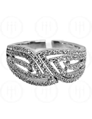 14K White Gold Diamond Ring