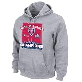 MLB Men's St. Louis Cardinals 2011 World Series Champions Locker Room Hooded Fleece Pullover (Steel Heather, Large)