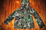 BRAND NEW ORIGINAL US ARMY ISSUE - ECWCS GORE-TEX COLD WEATHER WOODLAND CAMOUFLAGE PARKA - SIZE : MEDIUM REGULAR