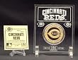 Cincinnati Reds 24KT Gold Coin in Archival Etched Acrylic Coins - MLB Baseball