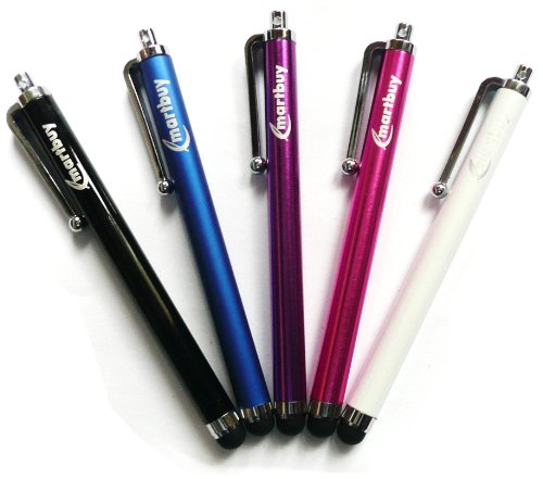 Buy EmartbuyÂ® Bundle Pack of 5 Capacitive/Resistive Touchscreen Stylus Pen suitable for Apple Ipad / Ipad 2 / Ipad 3 / New Ipad 4 & Ipad Mini Tablet Promo Offer
