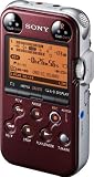 Sony PCM-M10/R Portable Linear PCM Recorder, 96 kHz/24-bit, 4GB Memory & USB High-Speed Port, Glossy Red