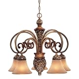 Minka Lavery Salon Grand 1575-477 5 Light 500w (23H x 26W) Chandelier Lighting in Florence Patina
