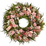 Pink Hydrangea Wreath - Frontgate