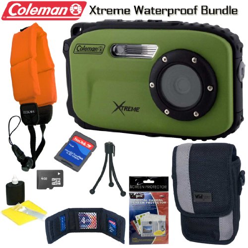 510ngJigZXL Check Out Coleman C5WP G Xtreme 12MP 33ft. Waterproof Digital Camera Bundle  insignia 