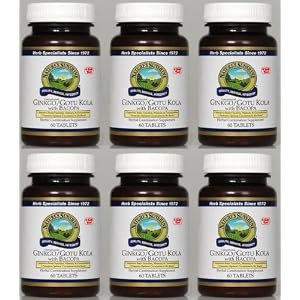 Click here to buy GINKGO GOTU KOLA WITH BACOPA (60 TABLETS), Herbal Combination Supplement, KOSHER, FAST SHIPPING 6....