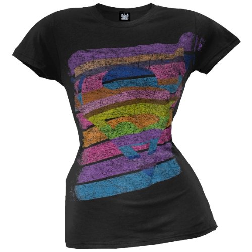  Supergirl - Rainbow Logo Juniors T-Shirt