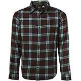 Rusty Red Tape Charcoal Plaid Long Sleeve Button-Up Flannel Shirt