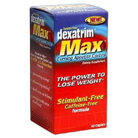 Dexatrim Max Evening Appetite Control, 60-Count Bottle