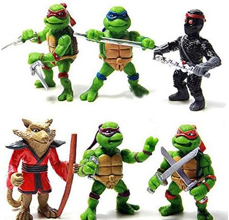 2016 Hot sale 6Pcs/lot Teenage Mutant Ninja Turtles TMNT Action Figures Toy Set Classic Collection