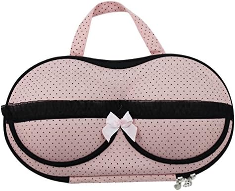 AsianLifeStyle Portable Protect Bra Underwear Lingerie Case Travel Organizer (Pink)