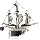 Antiquities Couture The Black Pearl Brooch