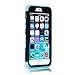 iPhone 6S Case, iPhone 6 Case, XIANA Newly Fashion Hybrid High Impact Resistant Bumpers Slim Back Shell Case Cover Suitable For Apple iPhone 6/6S(4.7)(Silicone+PC Design) with Stylus, Screen Protector and Cleaning Cloth-(Black+Blue)