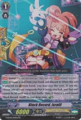 Cardfight!! Vanguard TCG - Black Record, Israfil (G-BT04/014EN) - G Booster Set 4: Soul Strike Against The Supreme