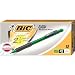 BIC Matic Grip Mechanical Pencil, HB #2, 0.7 mm, Red, Blue, Yellow, Green & Grey, 12 Pencils