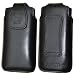 Original Suncase Echt Ledertasche (Magnetverschluss) f�r Nokia 500 in schwarz