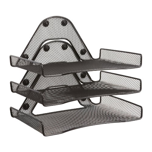 Onyx magnetic mesh panel accessories, triple tray, black On Sale