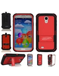 Wireless: Bolkin Defender Series Hybrid Armor Case Cover & Holster for Samsung Galaxy S4 (red) - Bolkin