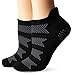 adidas Women's Studio No Show Socks (2 Pack), One Size, Black/Onix