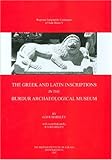 Greek and Latin inscriptions in the Burdur Archaeological Museum