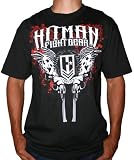 HITMAN FIGHT GEAR by TAPOUT Forever Mens UFC MMA T-Shirt Tee Top Black