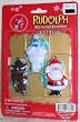 Set of 3 Rudolph the Red Nosed Reindeer Bumble and Santa Claus Skydiver Toys