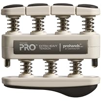 Gripmaster Pro Hand Strengthening System, Extra-Heavy Tension (11 Pounds per Finger)