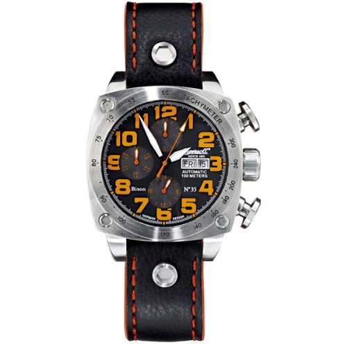 Ingersoll Herren-Armbanduhr BisonN0.35 Analog Automatik IN2808BKOR Preisvergleich