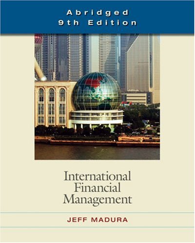 International Financial Management, Abridged Edition (with World Map)
