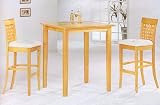 Maple Finish Bar Table Shaker Leg