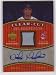 2007 Upper Deck Elements Clear Cut Elements Gold VM Victor Martinez - Cleveland Indians ( - Autographed - Piece of Authentic Jersey - Serial #D To 199 - Baseball Cards)