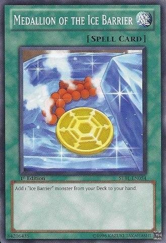 yu gi oh medallion of the ice barrier starstrike blast stbl en054 1st edition co cheap price