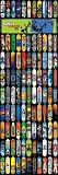Sk8 Decks (Skateboards) Art Poster Print - 12 X 36