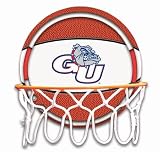 University of Gonzaga Bulldogs Neon Pebble Leather Basketball Hoop