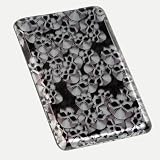 Premium Design Hard Snap-on Case Cover for the Nook, Barnes and Nobles Electronic eBook Reader - Cool Black Skulls Print